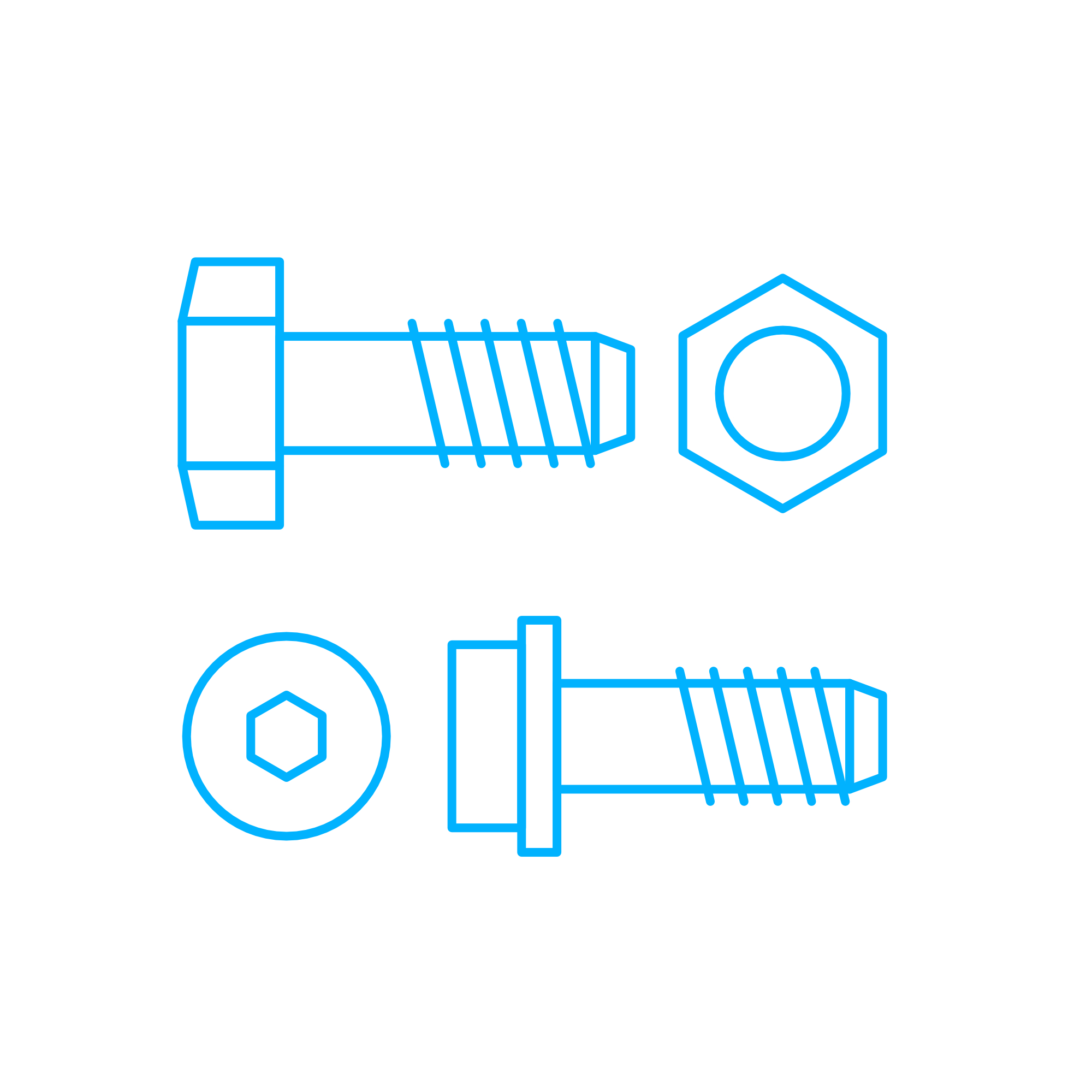 CYLINDER SCREW - 602007051616 suitable for MWM & Deutz engines