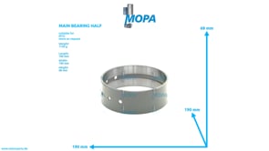 BEARING - 5800333830 suitable for MTU engines