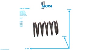 VALVE SPRING - 12134406 suitable for MWM & Deutz engines