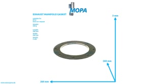 ABGASKRUEMMERDICHTUNG - 5361420380 passend für MTU Motoren