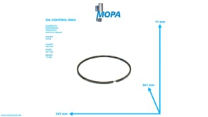 OIL CONTROL RING - 12183995 suitable for MWM & Deutz engines