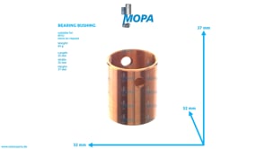 BEARING BUSHING - 5370550250 suitable for MTU engines