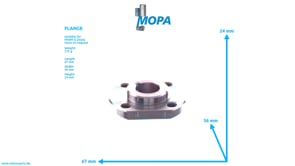 FLANGE - 02157193 suitable for MWM & Deutz engines