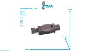 DECOMPRESSION VALVE - 5800100091 suitable for MTU engines