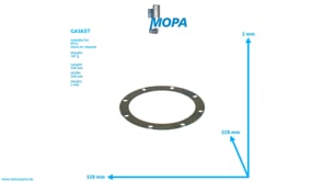 GASKET - 5241420780 suitable for MTU engines