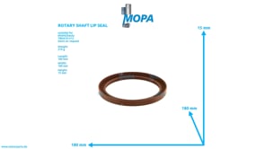 ROTARY SHAFT LIP SEAL - 12319931 suitable for MWM & Deutz engines