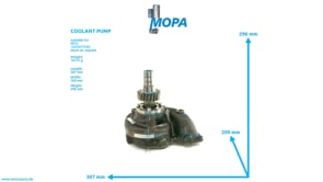 COOLANT PUMP - 5532000201 suitable for MTU engines