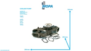 COOLANT PUMP - 51065006526 suitable for MAN D engines