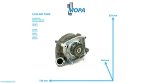 COOLANT PUMP - 51065006714 suitable for MAN D engines