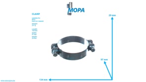 CLAMP - 900288090002 suitable for MTU engines