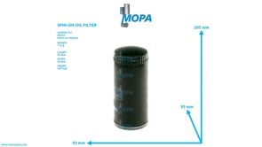 SPIN-ON OIL FILTER - 01183574 suitable for Deutz engines