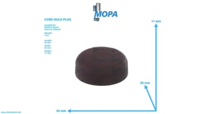 CORE PLUG HOLE - 01165831 suitable for MWM & Deutz engines