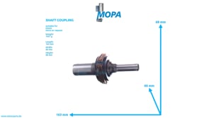 SHAFT COUPLING - 01308729 suitable for Deutz engines