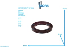 ROTARY SHAFT LIP SEAL - 0199977747 suitable for MTU engines