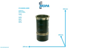 CYLINDER LINER - 12300509 suitable for MWM & Deutz engines