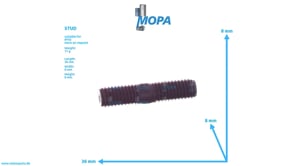 STUD - 000835008061 suitable for MTU engines