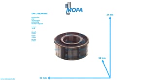 BALL BEARING - 0019810725 suitable for MTU engines