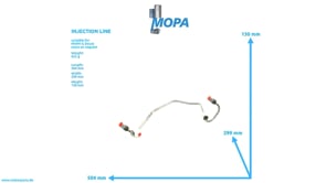 INJECTION LINE - 04002656 suitable for MWM & Deutz engines