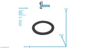 SEALING RING - 01236290 suitable for Deutz engines