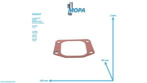 GASKET - 04251666 suitable for Deutz engines