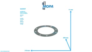 GASKET - 12280344 suitable for MWM & Deutz engines