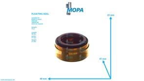 FLOATING SEAL - 12152295 suitable for MWM & Deutz engines