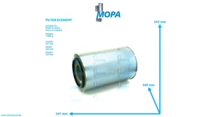 FILTER ELEMENT - 12466712 suitable for MWM & Deutz engines