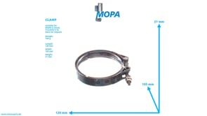 CLAMP - 12282437 suitable for MWM & Deutz engines