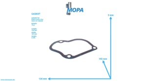 GASKET - 51089020131 suitable for MAN D engines