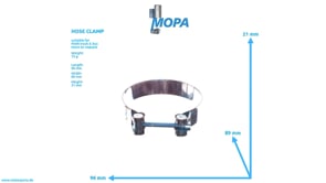 HOSE CLAMP - 51974400190 suitable for MAN D-engines