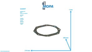 GASKET - 5591420080 suitable for MTU engines