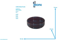 CORE HOLE PLUG - 01165841 suitable for MWM & Deutz engines