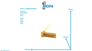 ANGLE THERMOMETER - 01210208 suitable for MWM & Deutz engines