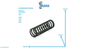 COMPRESSION SPRING - 02046128 suitable for MWM & Deutz engines