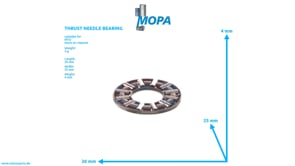 AXIALNADELLAGER - 0109811910 passend für MTU Motoren