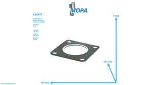 GASKET - 12900908 suitable for MWM & Deutz engines