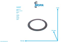 GASKET - 5361420480 suitable for MTU engines