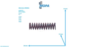 HELICAL SPRING - 01288221 suitable for MWM & Deutz engines