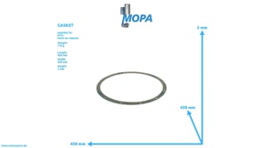 GASKET - 5841422080 suitable for MTU engines