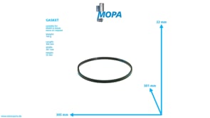 GASKET - 03376649 suitable for MWM & Deutz engines