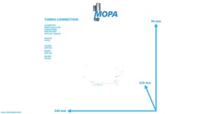 TUBING CONNECTION - 04371359057 suitable for MAN D engines