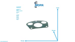 GASKET - 04182508 suitable for Deutz engines