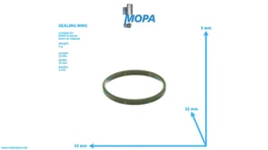 SEALING RING - 862402 suitable for Volvo/Volvo Penta engines