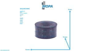 SEALING RING - 089349008000 suitable for MTU engines