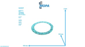 GASKET - 202690125000 suitable for MTU engines