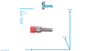 INJECTION NOZZLE - 0030176212 suitable for MTU engines