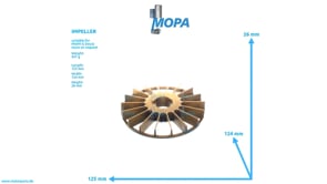 IMPELLER - 01262939 suitable for MWM & Deutz engines