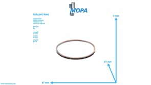 SEALING RING - 12270150 suitable for MWM & Deutz engines