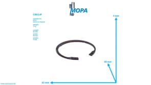 CIRCLIP - 735058058000 suitable for MTU engines