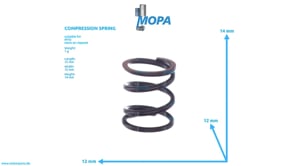 COMPRESSION SPRING - 0000749593 suitable for MTU engines